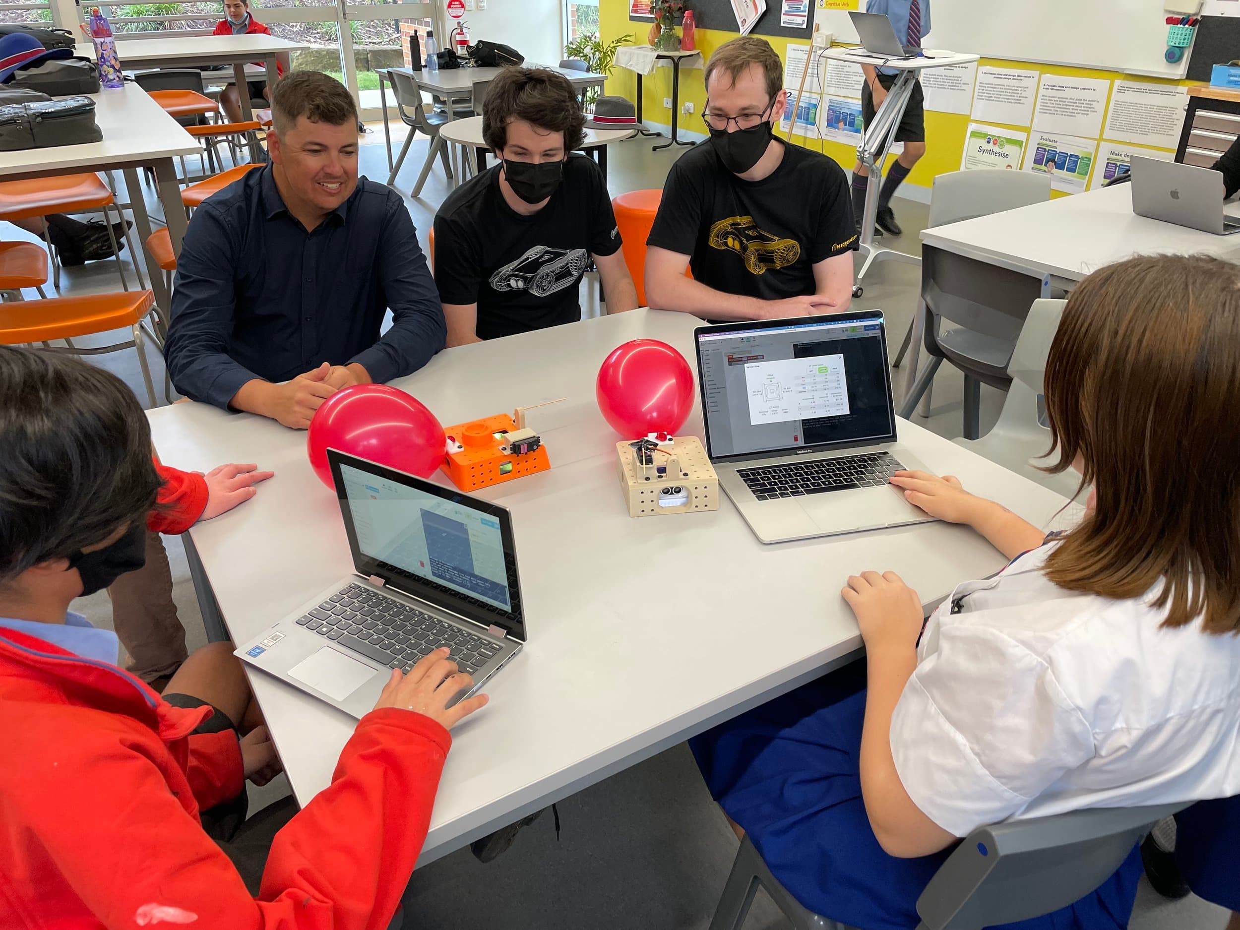 Balloon Battle Bots at Trinity College Beenleigh
